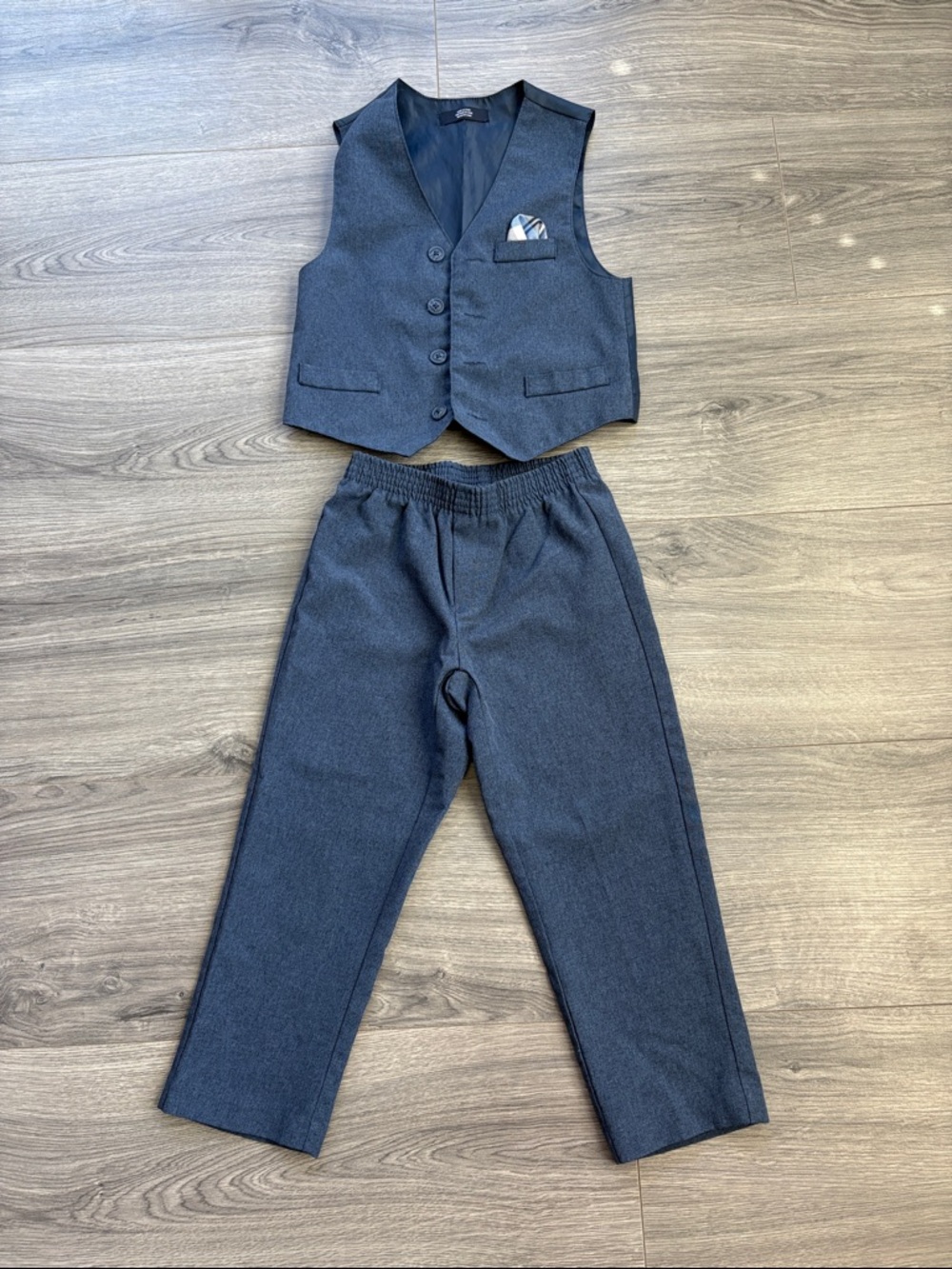 Nautica Boys Dark Navy Vest and Pants Matching Set